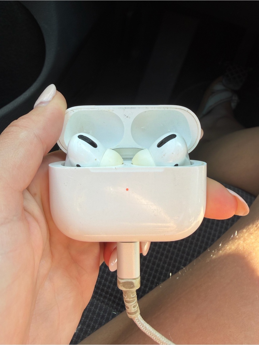Apple AirPods Wireless with noise cancellation and Charging Case